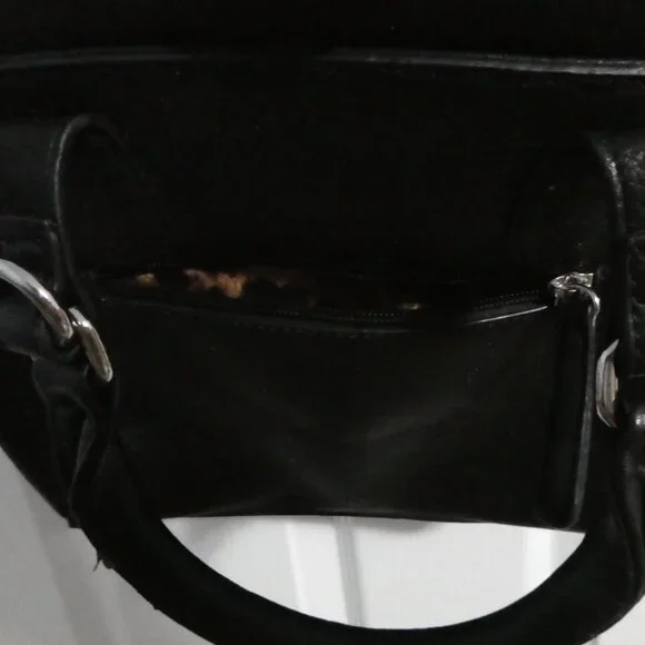 PINK STIX ACCESSORIES | Small Black Embossed Handbag - Picture 7 of 9
